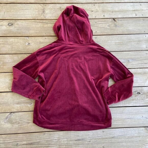 Lou & Grey Velour Wide Leg Track Suit Size Large - Picture 5 of 9